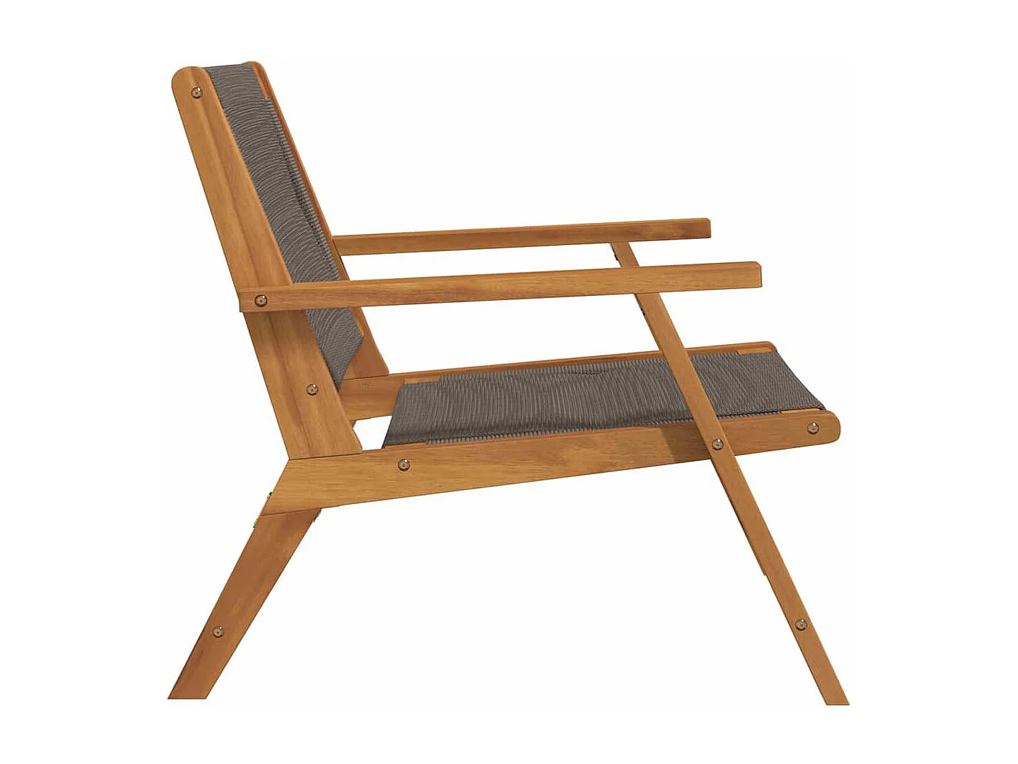 Tuinmeubelset 2-delig Grijs 78 x 67 x 73cm