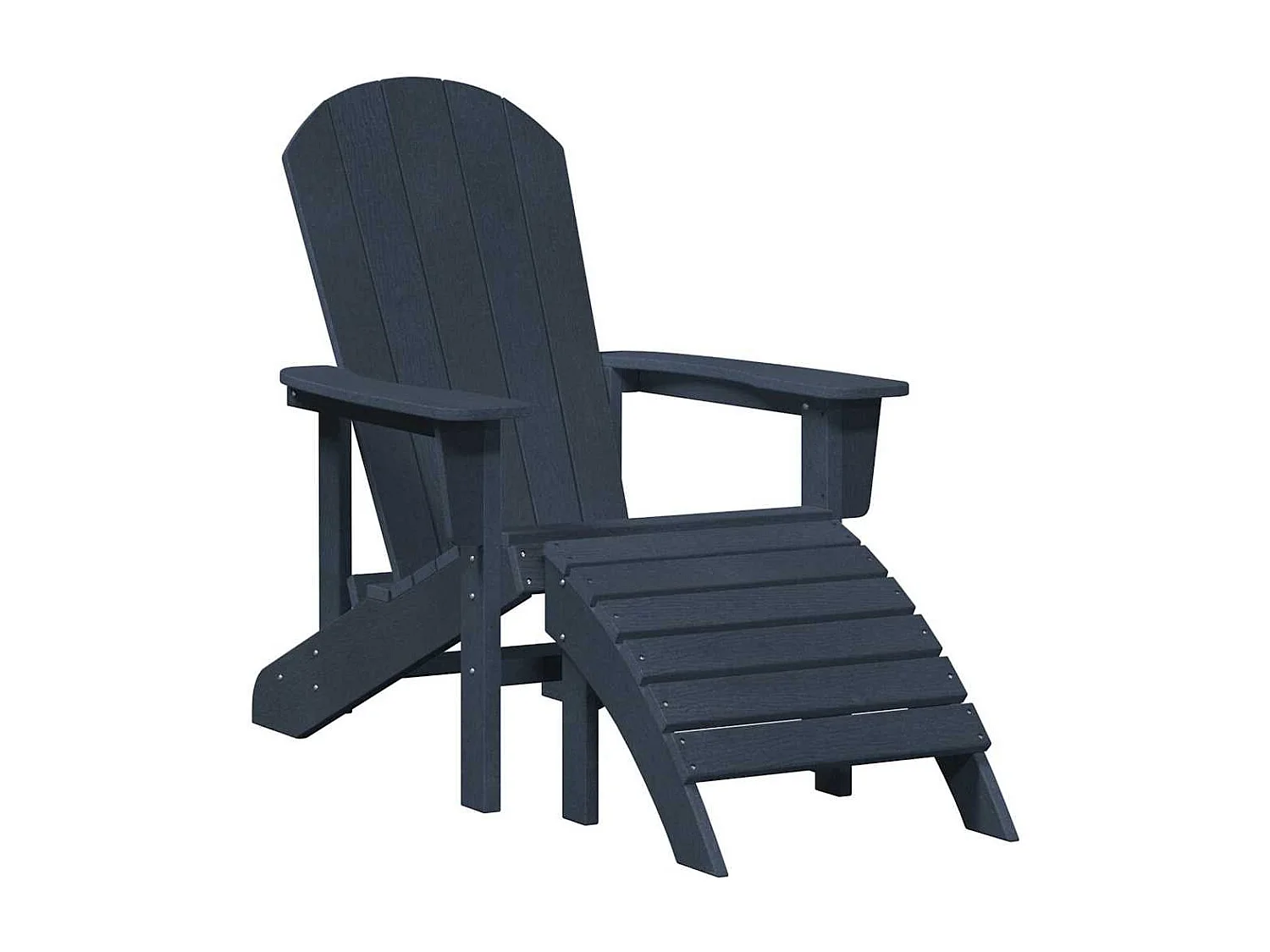 Mobilier de jardin lounge 3 pcs Bleu marine 38 x 38 x 46 cm