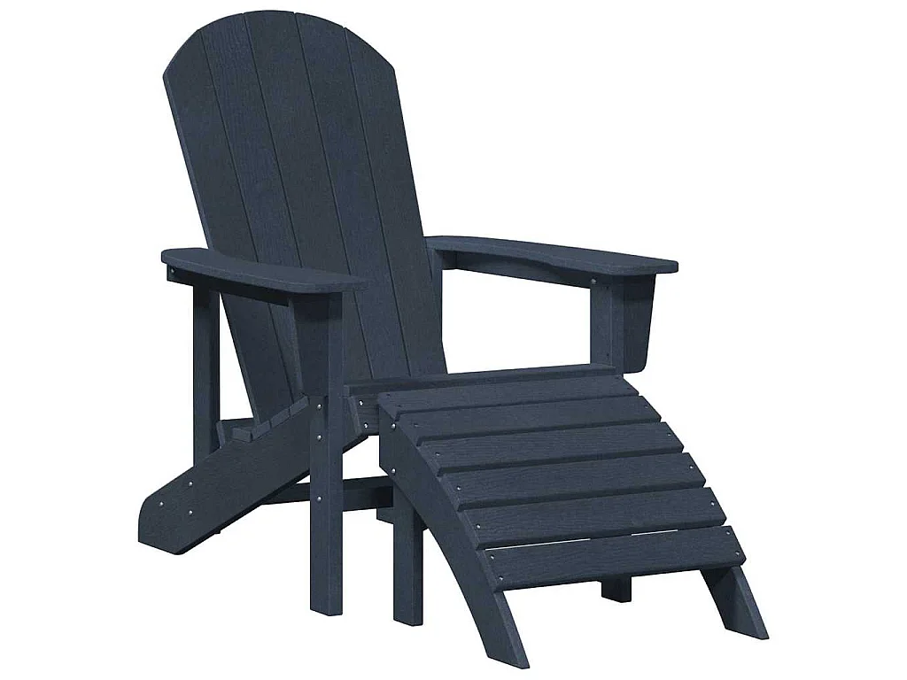 Mobilier de jardin lounge 3 pcs Bleu marine 38 x 38 x 46 cm