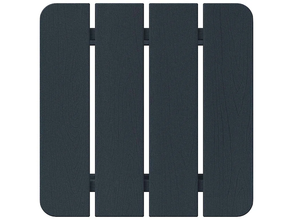 Mobilier de jardin lounge 3 pcs Bleu marine 38 x 38 x 46 cm