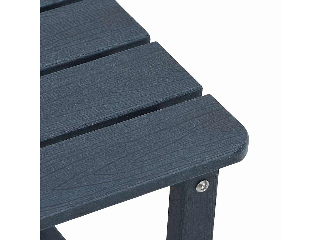 Mobilier de jardin lounge 3 pcs Bleu marine 38 x 38 x 46 cm