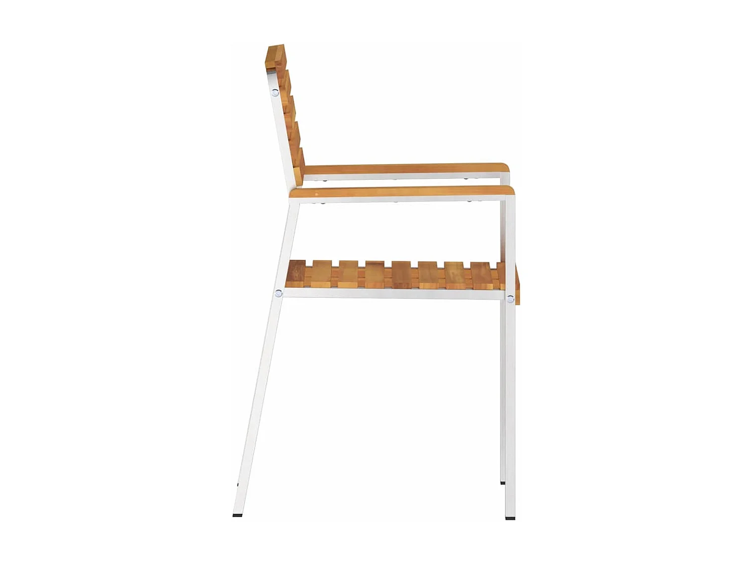 Chaise de jardin 8 pcs Marron Bois d'acacia massif