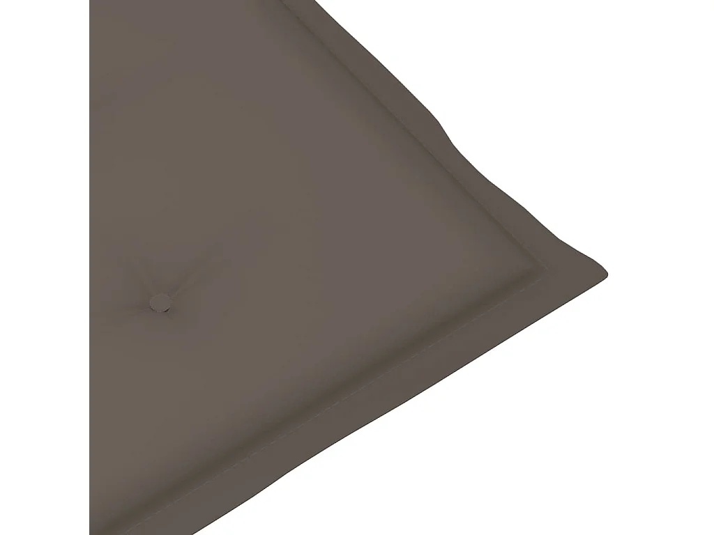 Set van 2 verstelbare tuinstoelen met kussens Acaciahout