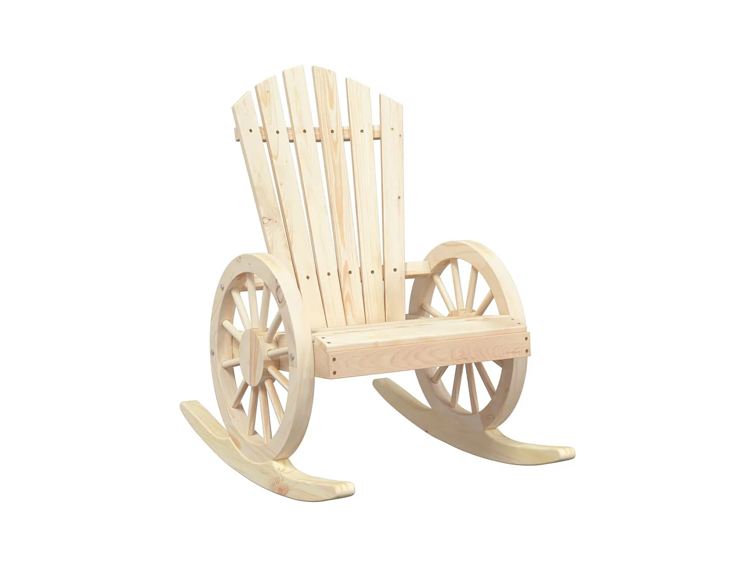 Chaises à bascule Adirondack lot de 2 bois de sapin massif