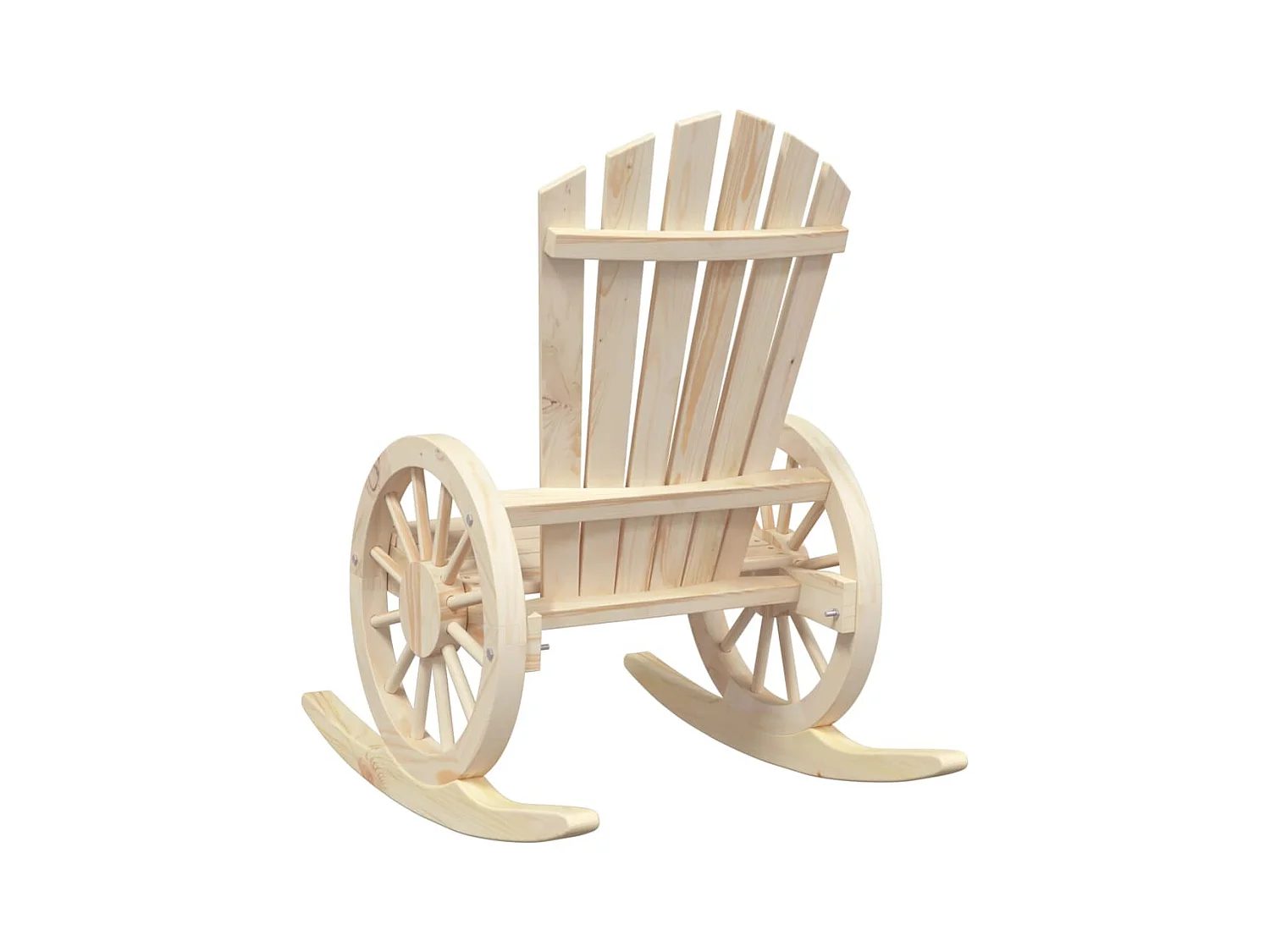 Chaises à bascule Adirondack lot de 2 bois de sapin massif