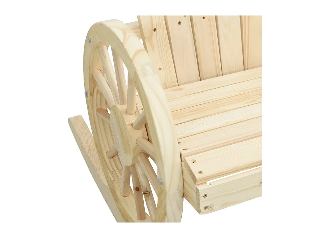Chaises à bascule Adirondack lot de 2 bois de sapin massif