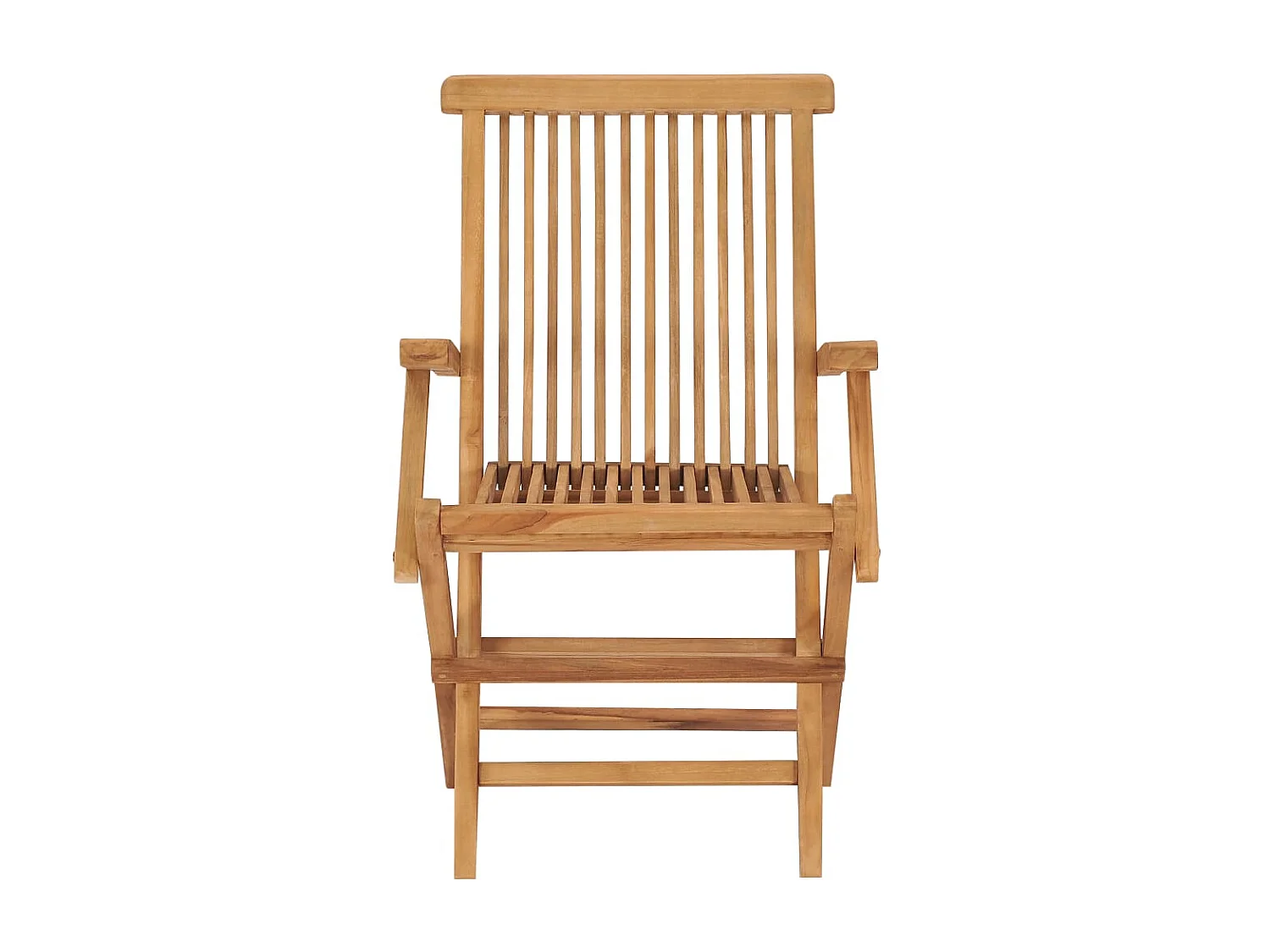 Chaises de jardin et coussins noir lot de 4 Bois de teck massif