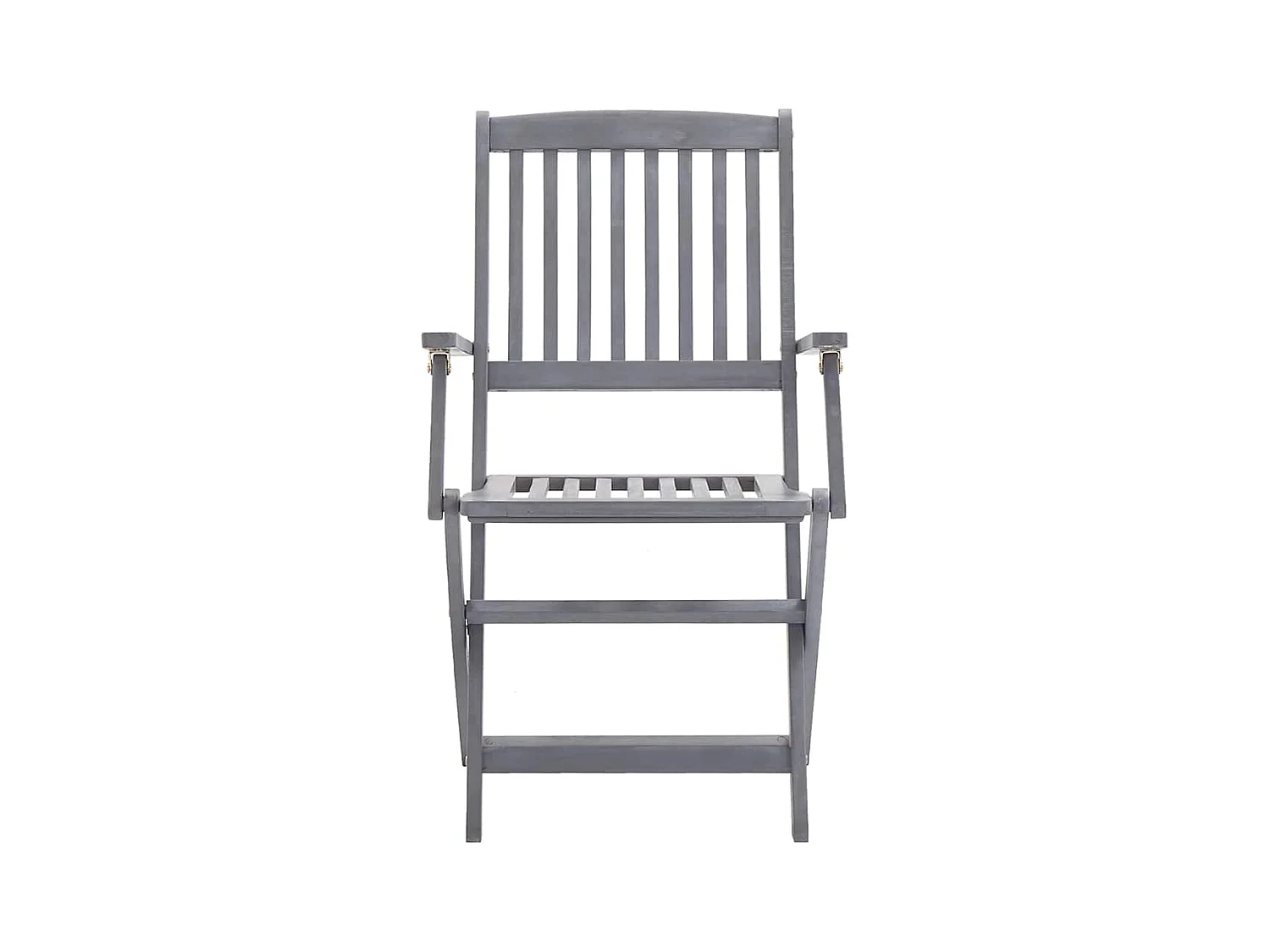 Juego de 6 sillas plegables para exterior con cojines de madera de acacia