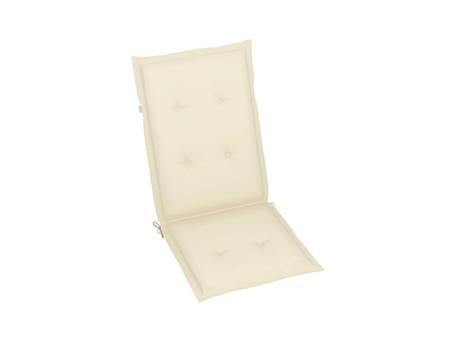 Juego de 8 sillas reclinables de jardín y cojines de teca maciza