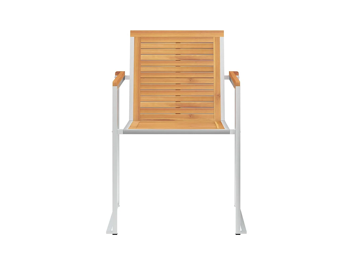 Gartenstühle 4er Set mit Kissen Massivholz Teak