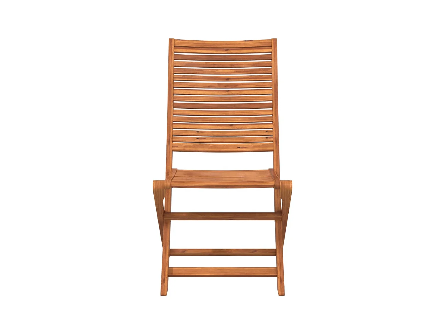 Opvouwbare tuinstoelen set van 4 grijs massief acaciahout