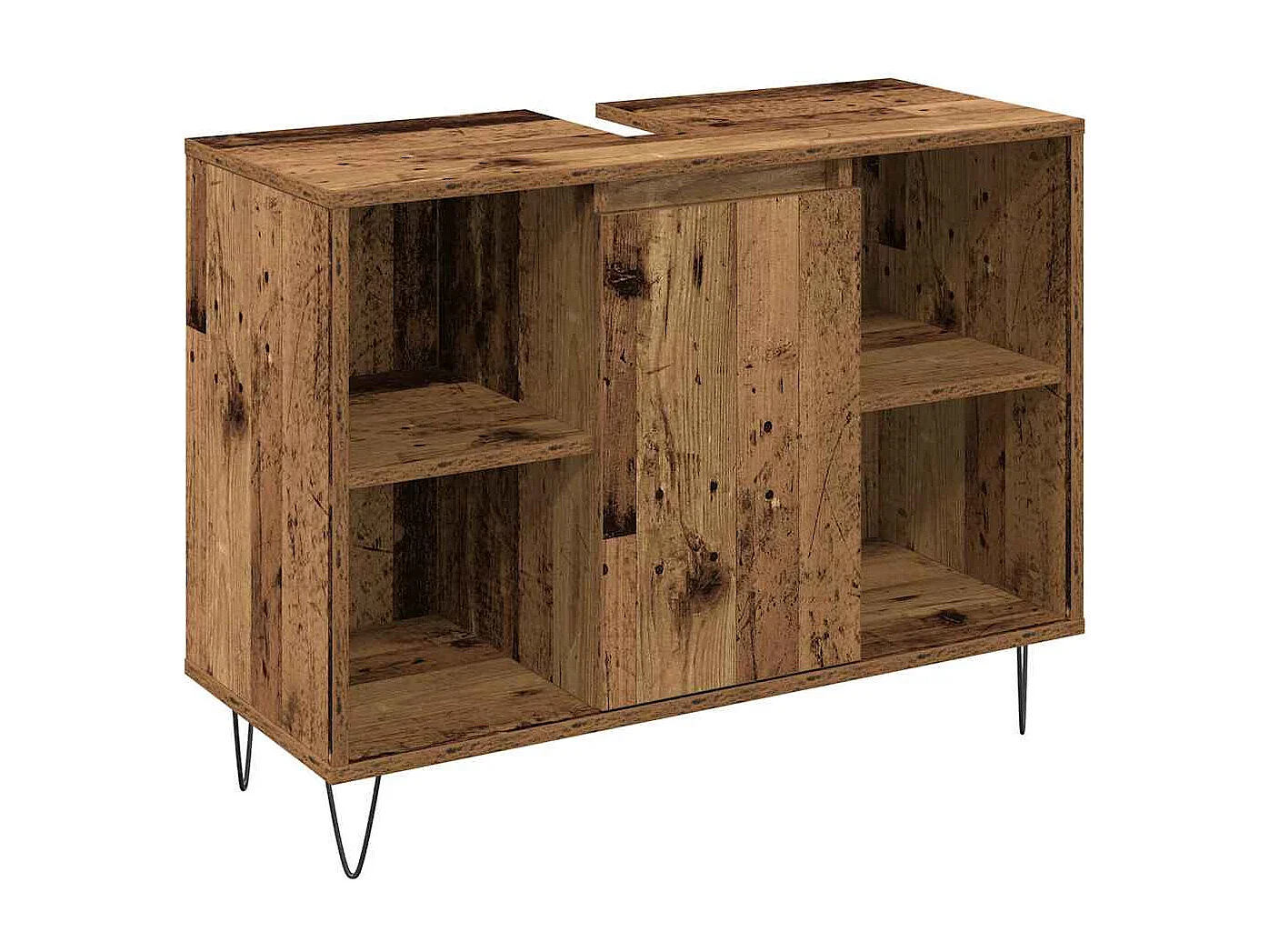 Ensemble de meubles pour salle de bain 3 pcs Bois Ancien