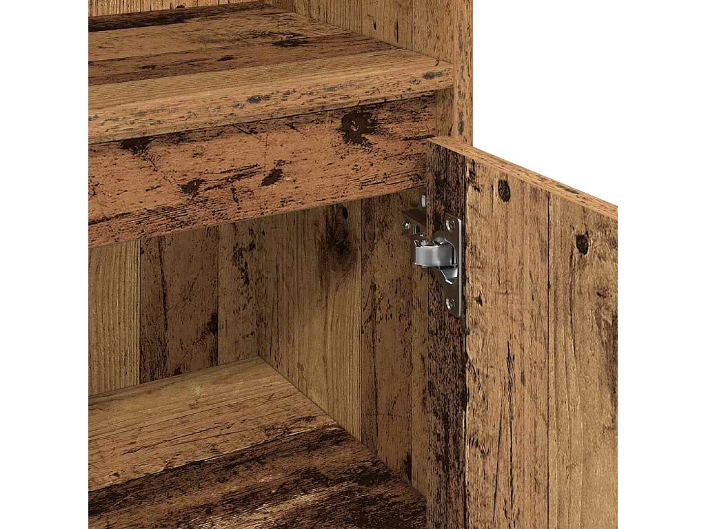 Ensemble de meubles pour salle de bain 3 pcs Bois Ancien