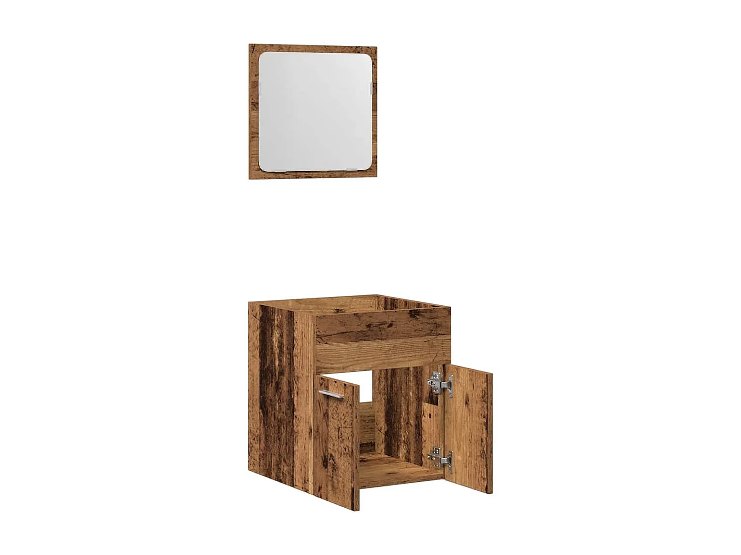 Ensemble de meubles salle de bain 2 pcs bois d'ingénierie