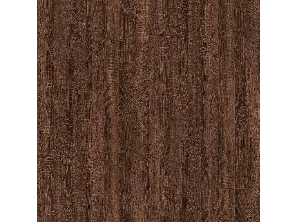 Set di mobili da bagno 2 pezzi Rovere marrone