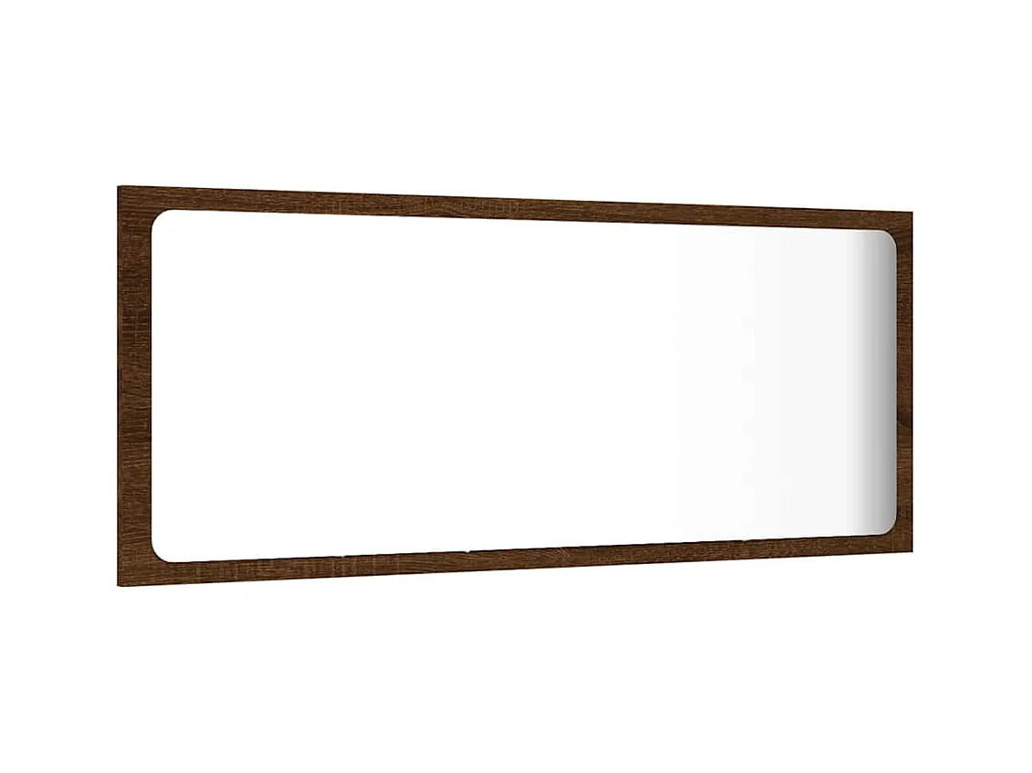 Ensemble de meubles de salle de bain 2 pcs Chêne marron