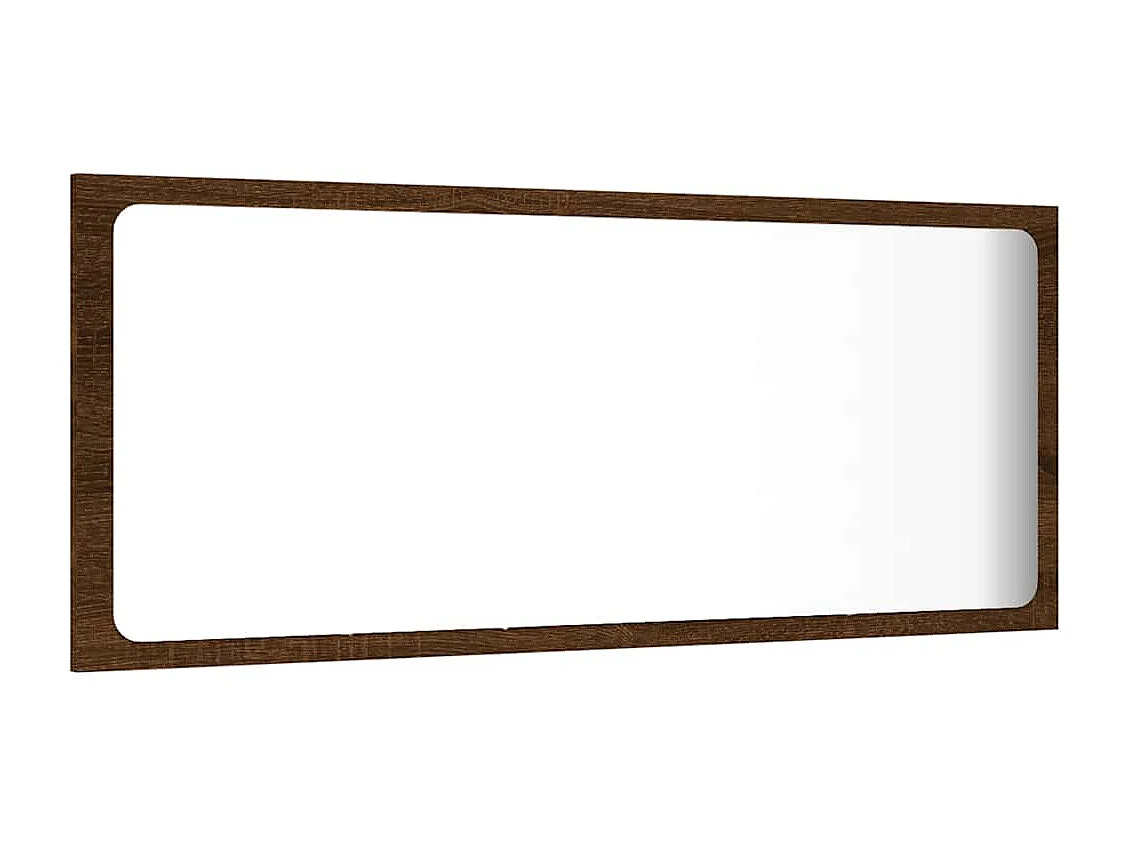 Ensemble de meubles de salle de bain 2 pcs Chêne marron