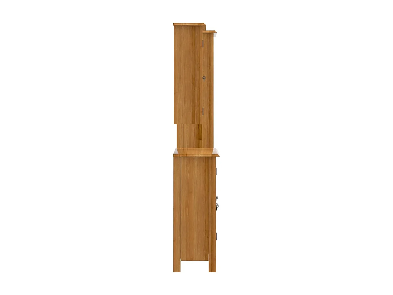 Ensemble de meubles de salle de bain 3 pcs bois de pin massif