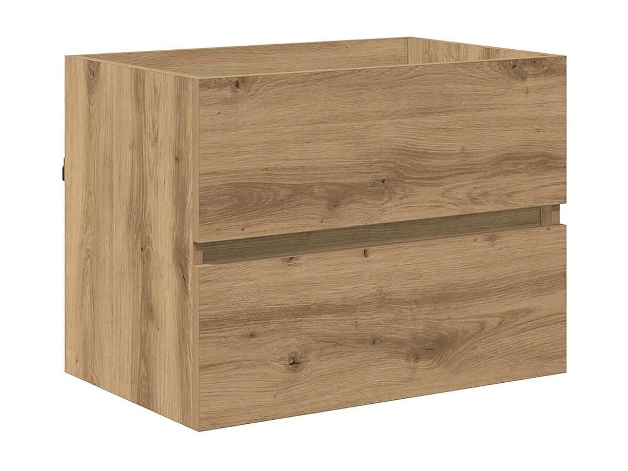 Set di mobili da bagno 2 pezzi in rovere artigianale