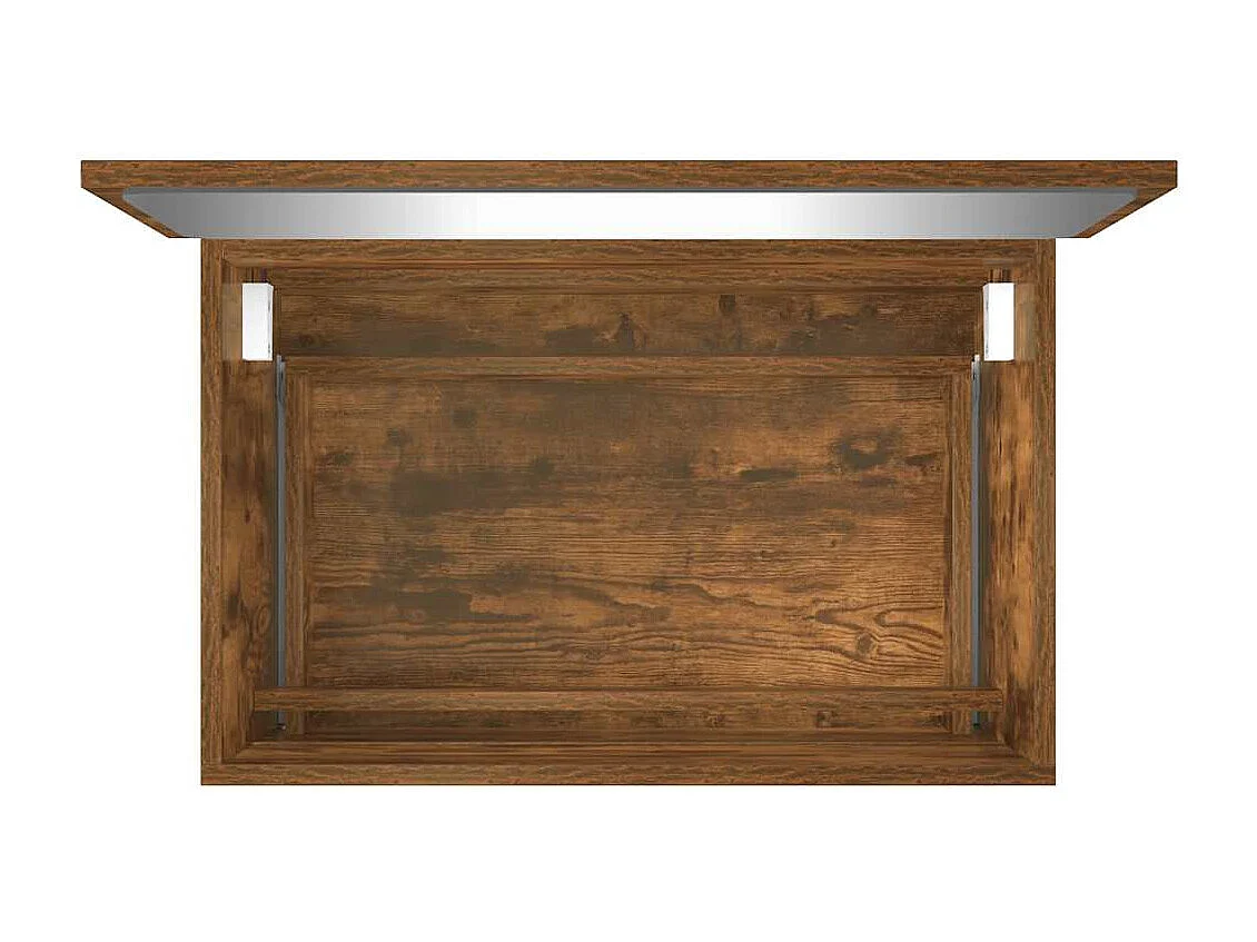 Ensemble de meubles de salle de bain 2 pcs Chêne fumé