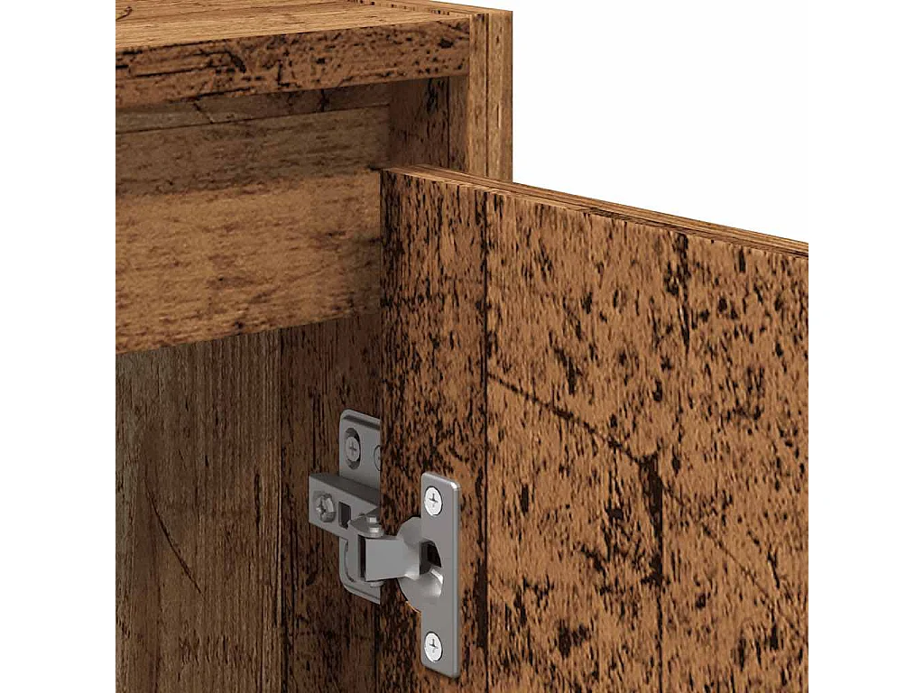 Ensemble de meubles salle de bain 2 pcs bois d'ingénierie