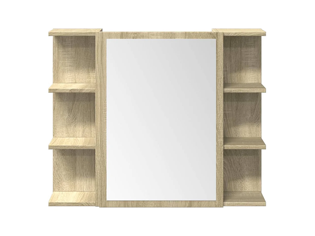 Conjunto de muebles de baño de 3 piezas roble sonoma