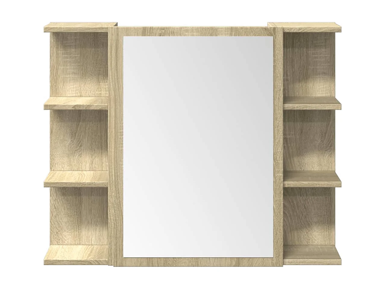 Conjunto de muebles de baño de 3 piezas roble sonoma