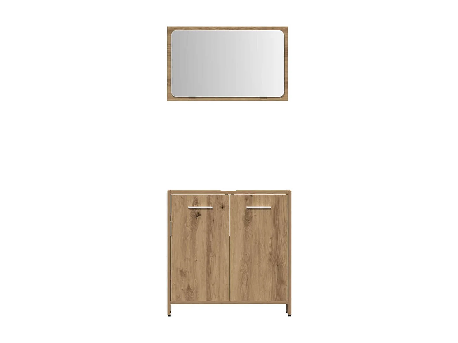 Ensemble de meubles salle de bain 3 pcs bois d'ingénierie