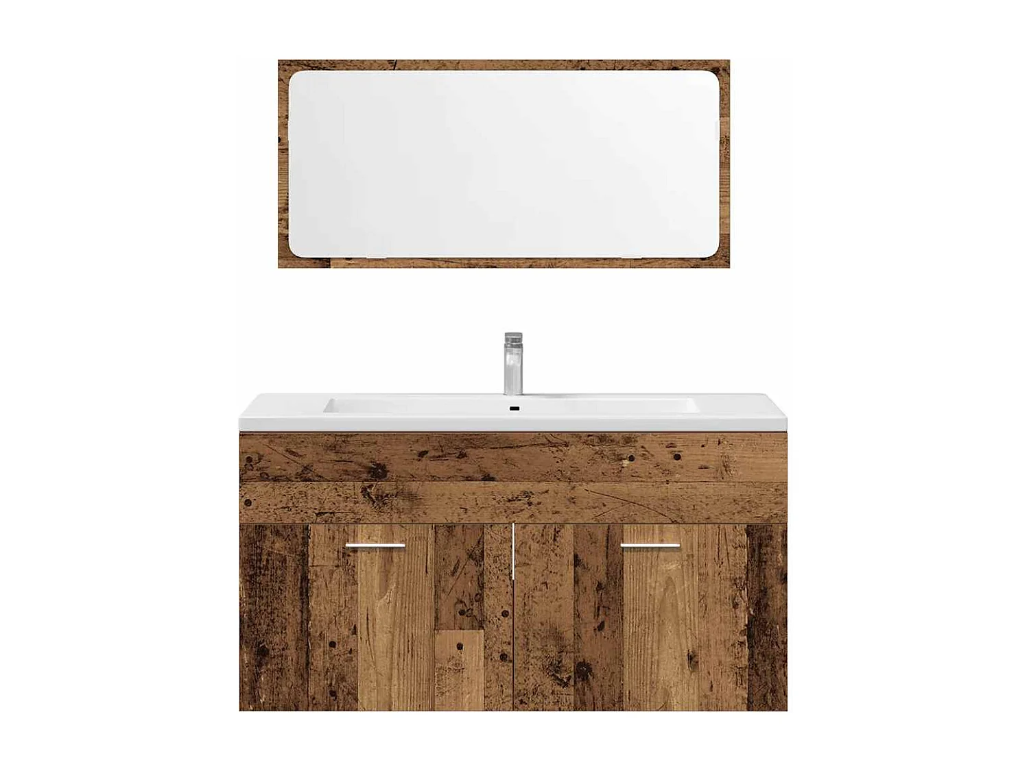 Ensemble de meubles salle de bain 4 pcs bois d'ingénierie