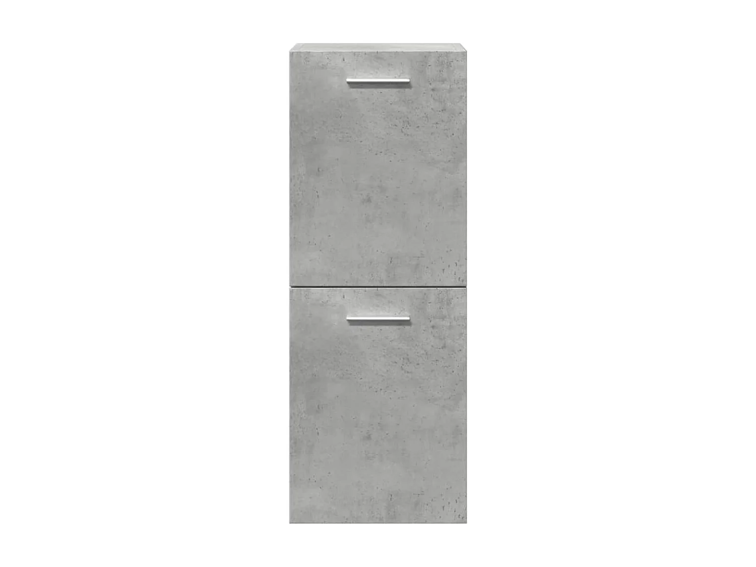 Set di mobili da bagno 3 pezzi grigio cemento