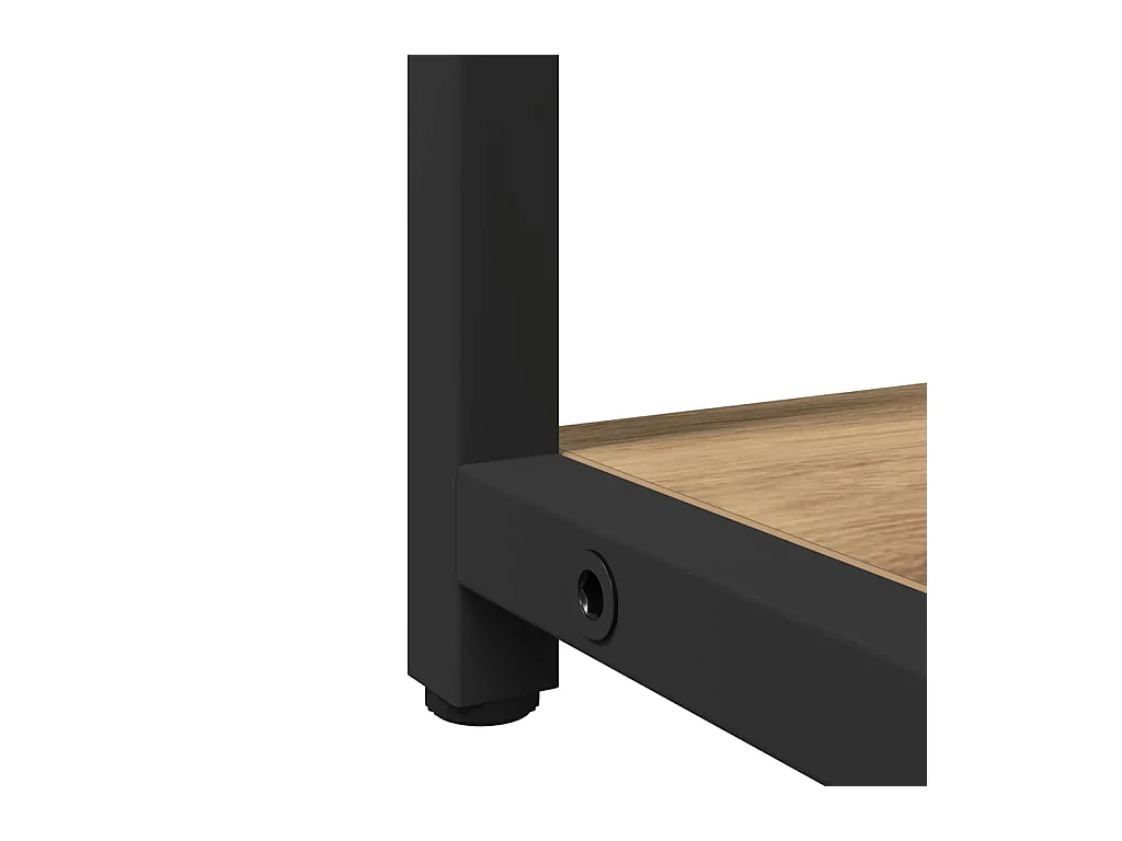 Conjunto de muebles de baño con puerta 2 piezas Marrón