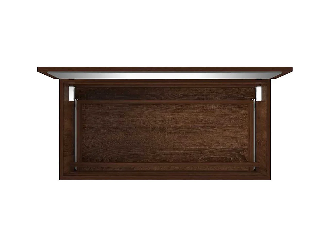 Ensemble de meubles de salle de bain 2 pcs Chêne marron