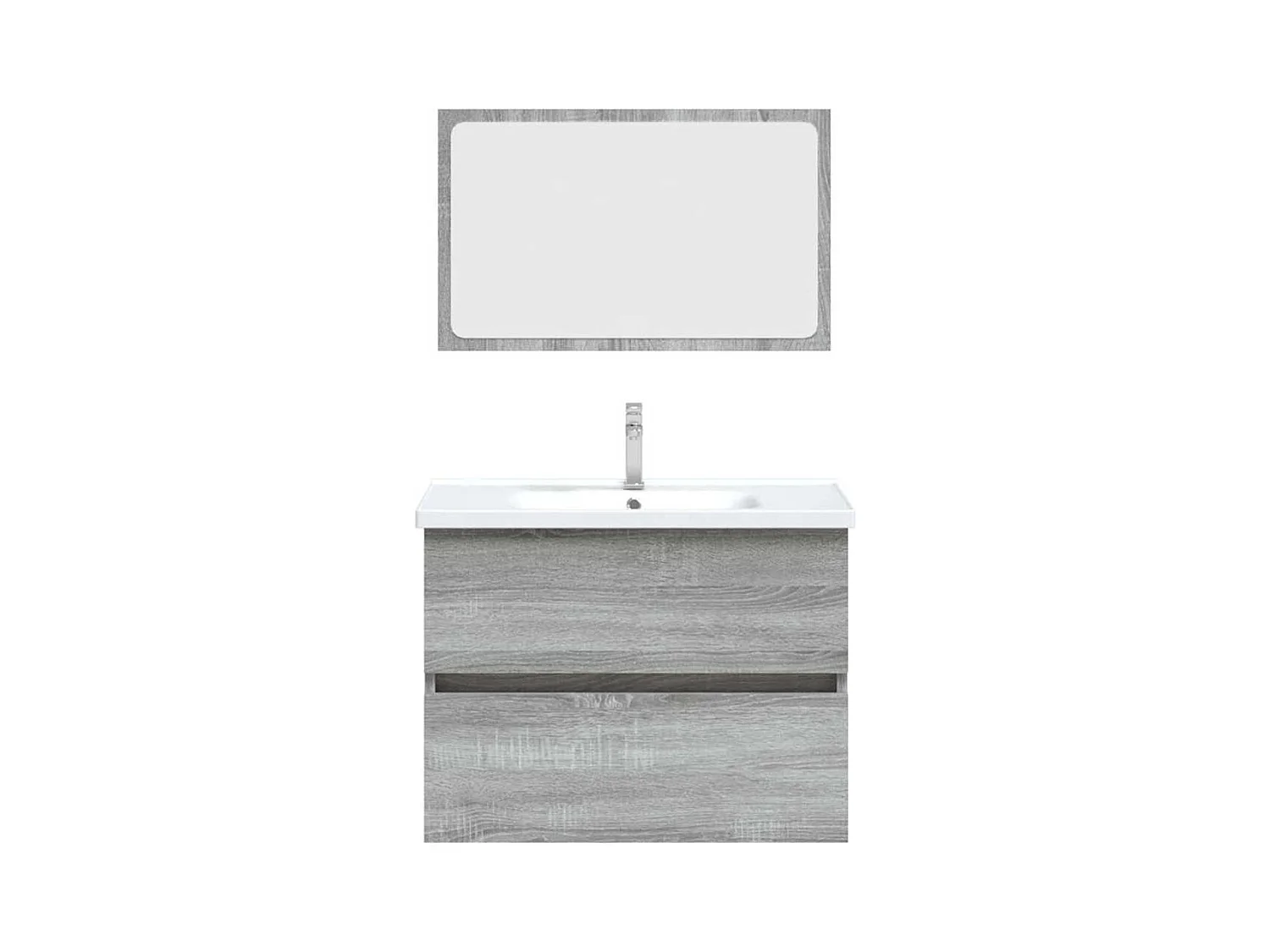 Set di mobili da bagno Sonoma Grey da 2 pezzi