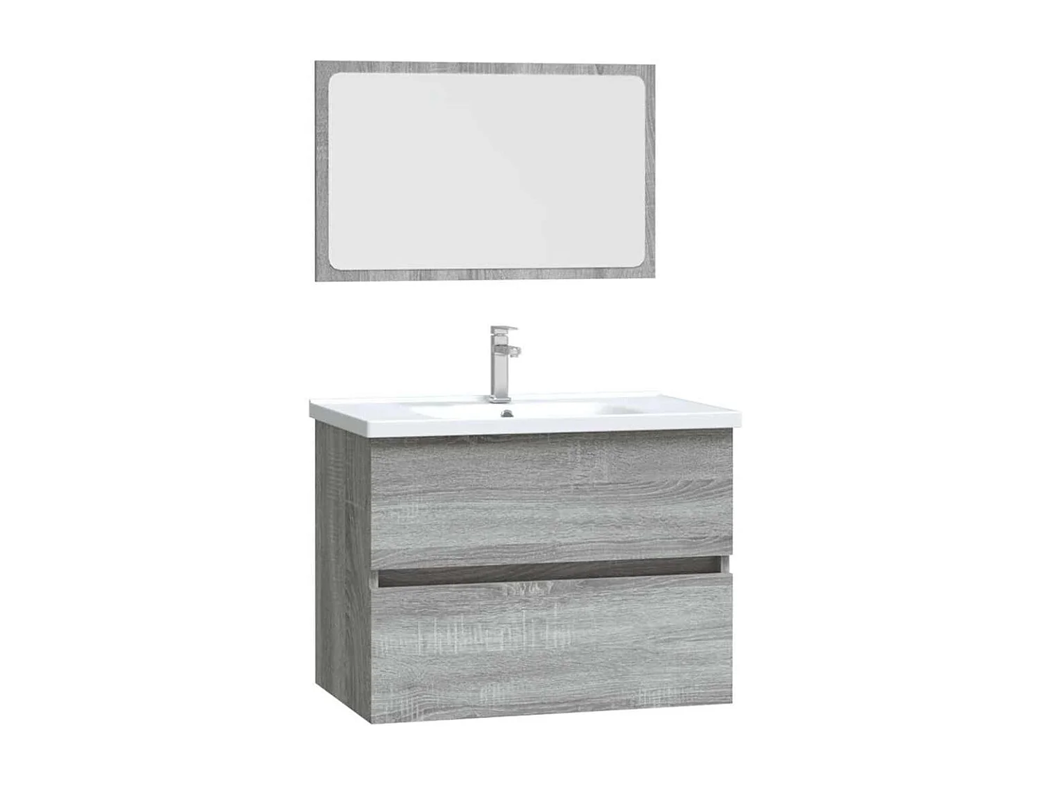 Set di mobili da bagno Sonoma Grey da 2 pezzi