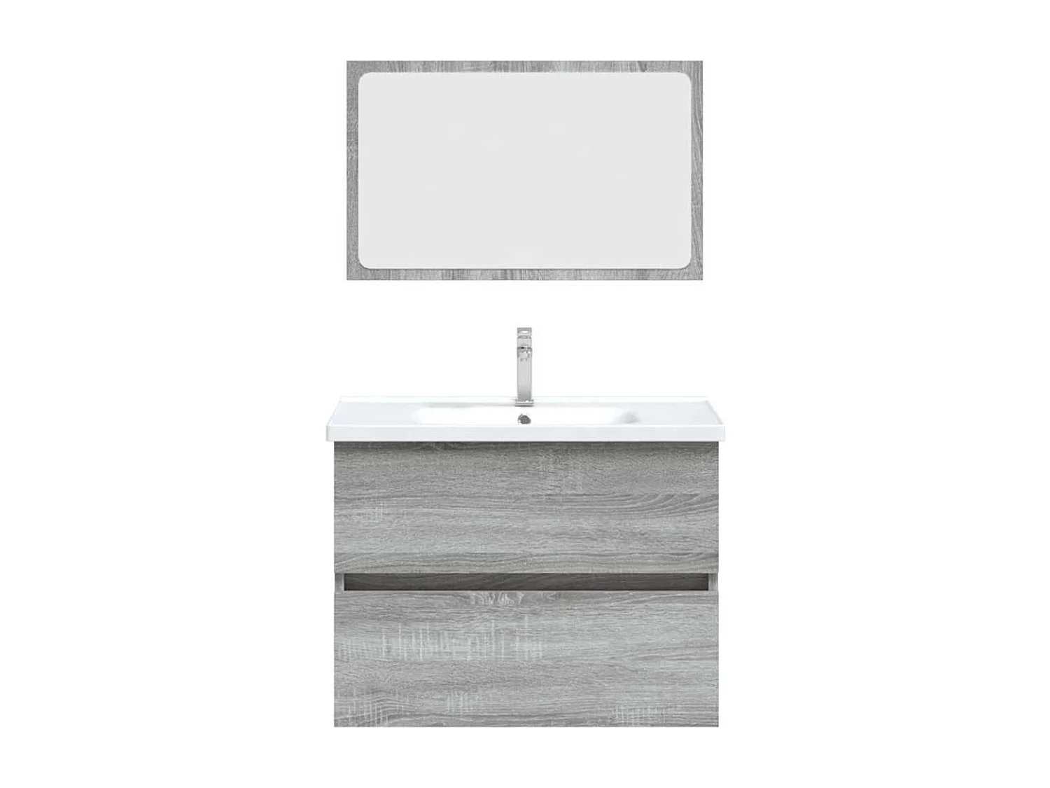 Set di mobili da bagno Sonoma Grey da 2 pezzi