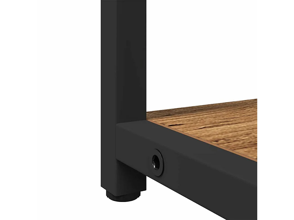 Ensemble de mobilier de salle de bain avec porte 2 pcs Marron