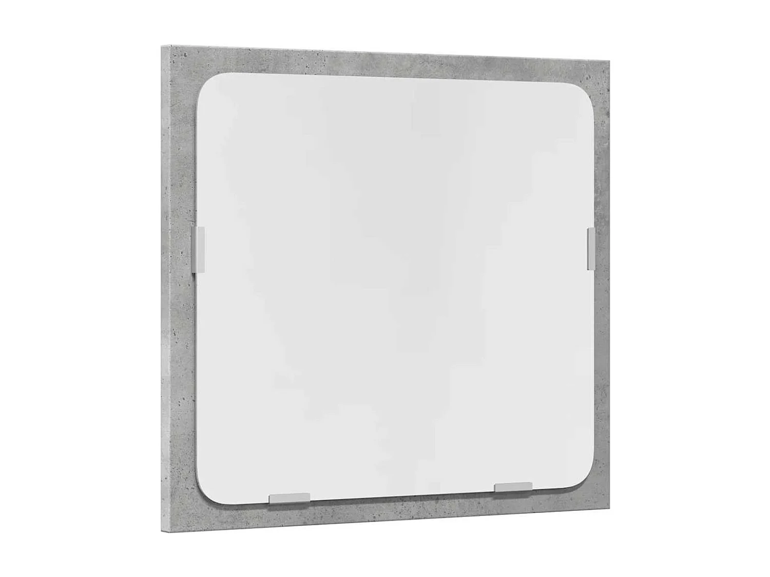 Set di mobili da bagno 2 pezzi grigio cemento