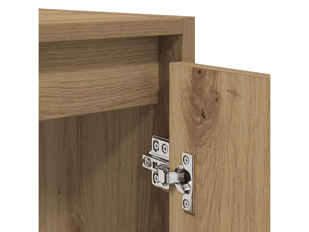 Ensemble de meubles salle de bain 2 pcs bois d'ingénierie