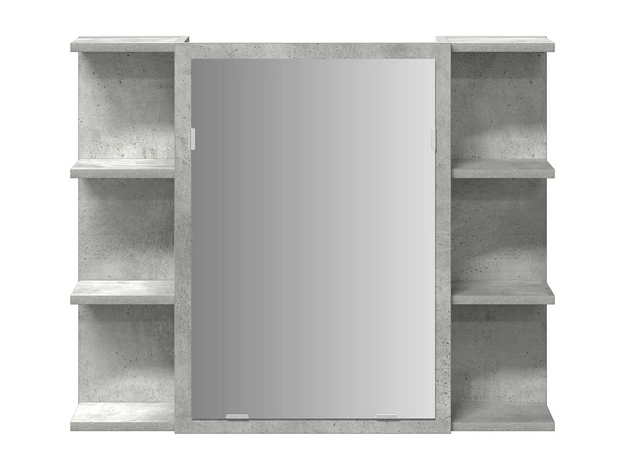 Set di mobili da bagno 4 pezzi grigio cemento