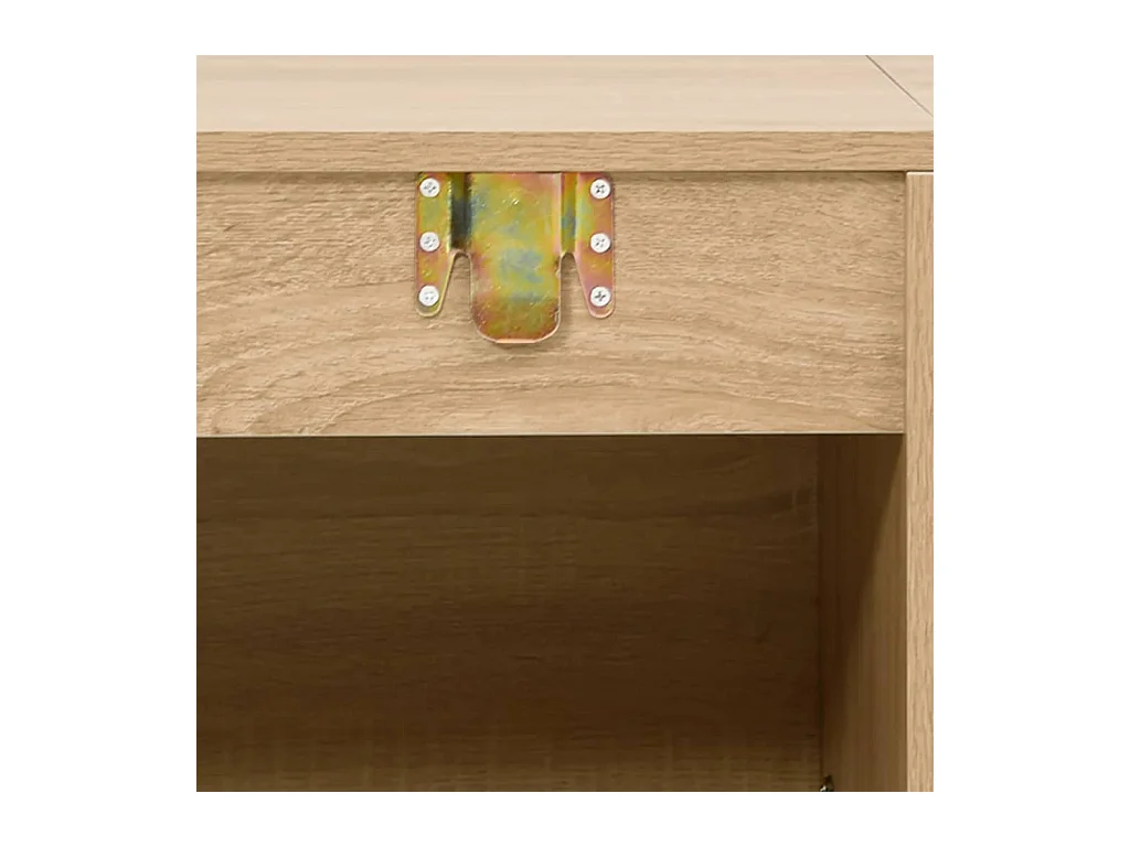 Ensemble de meubles salle de bain 7 pcs chêne bois d'ingénierie