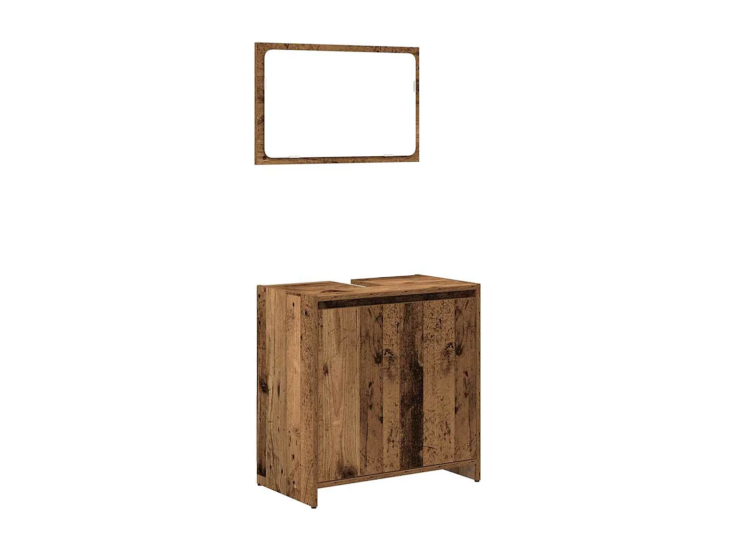 Ensemble de meubles salle de bain 4 pcs bois d'ingénierie