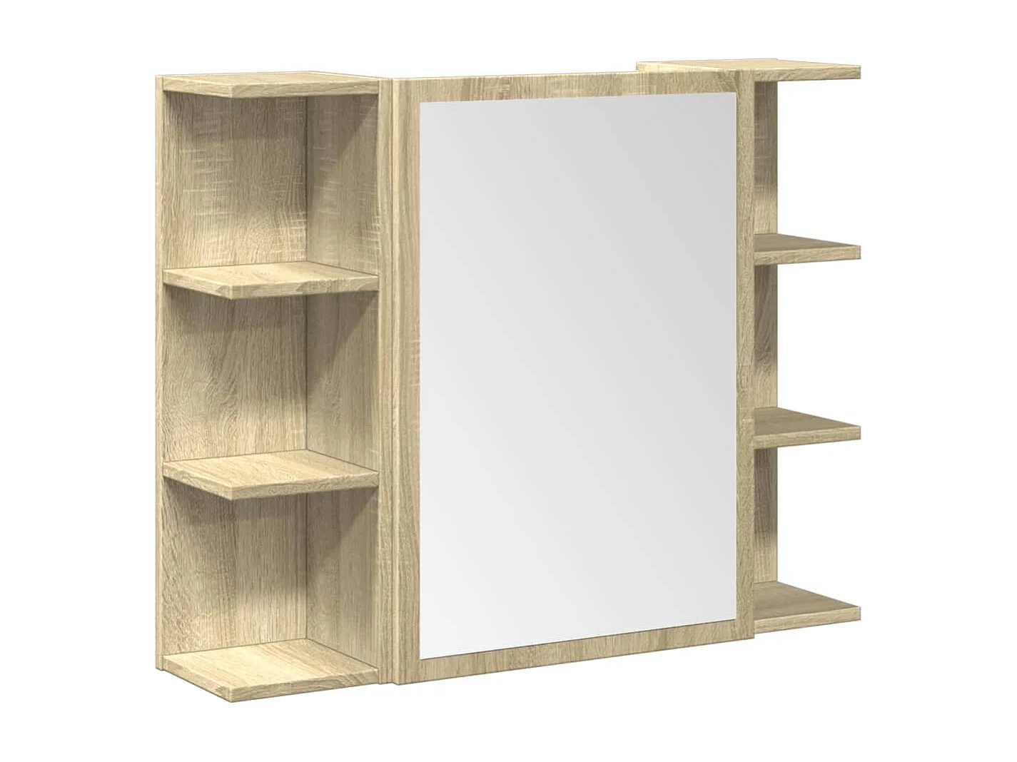 Set di mobili da bagno 3 pezzi in rovere Sonoma