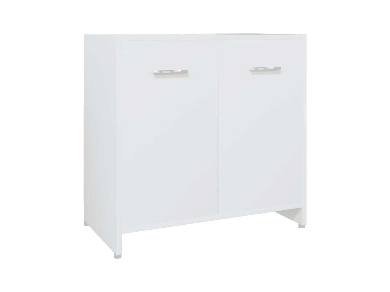 Ensemble de meubles de salle de bain 4 pcs Blanc