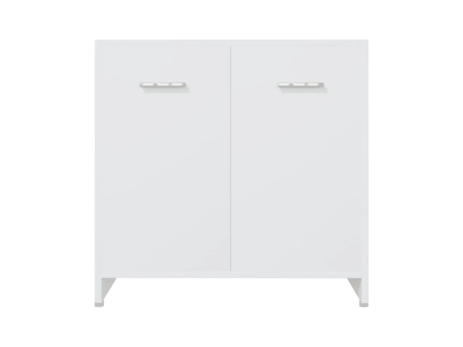 Ensemble de meubles de salle de bain 4 pcs Blanc