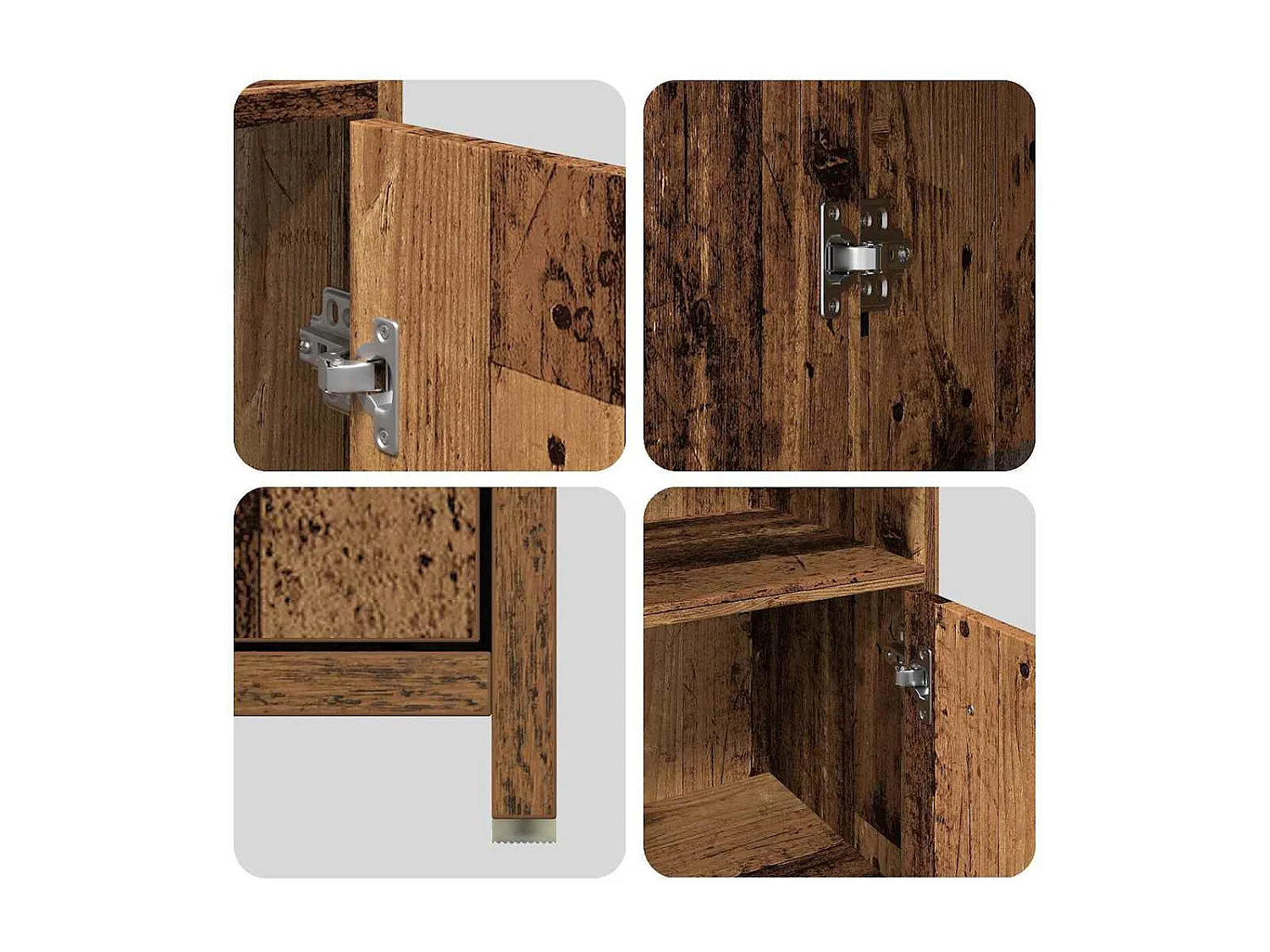 Ensemble de meubles salle de bain 3 pcs bois d'ingénierie