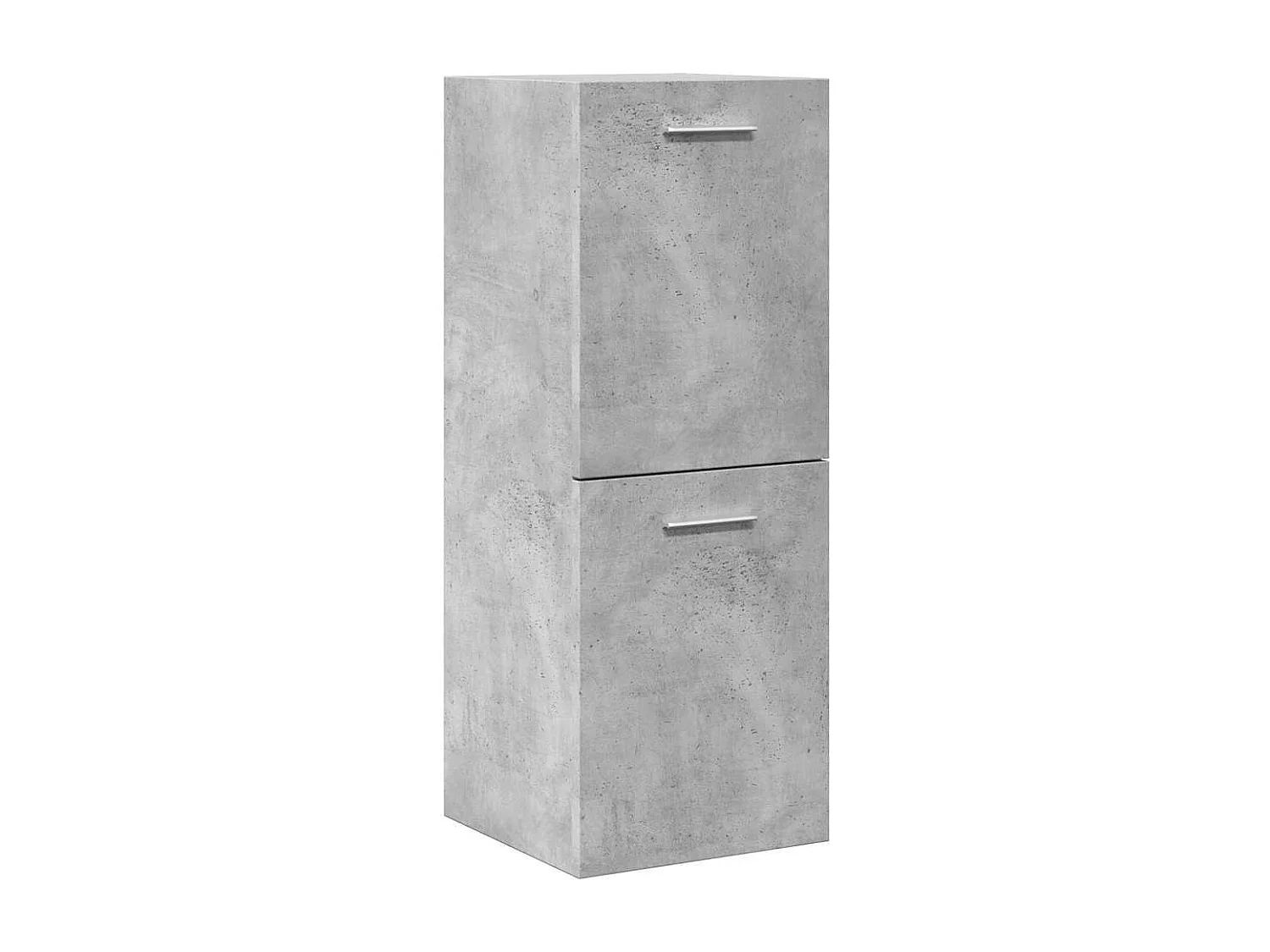 Ensemble de meubles de salle de bain 4 pcs gris béton