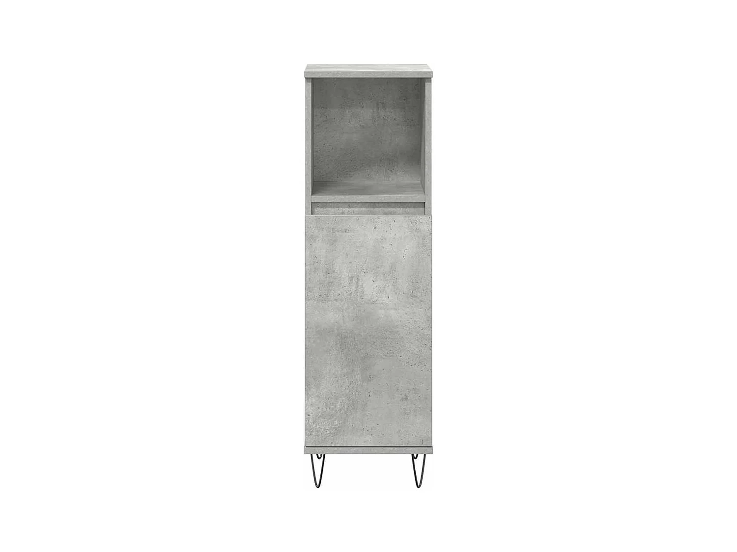 Ensemble de meubles de salle de bain 3 pcs gris béton