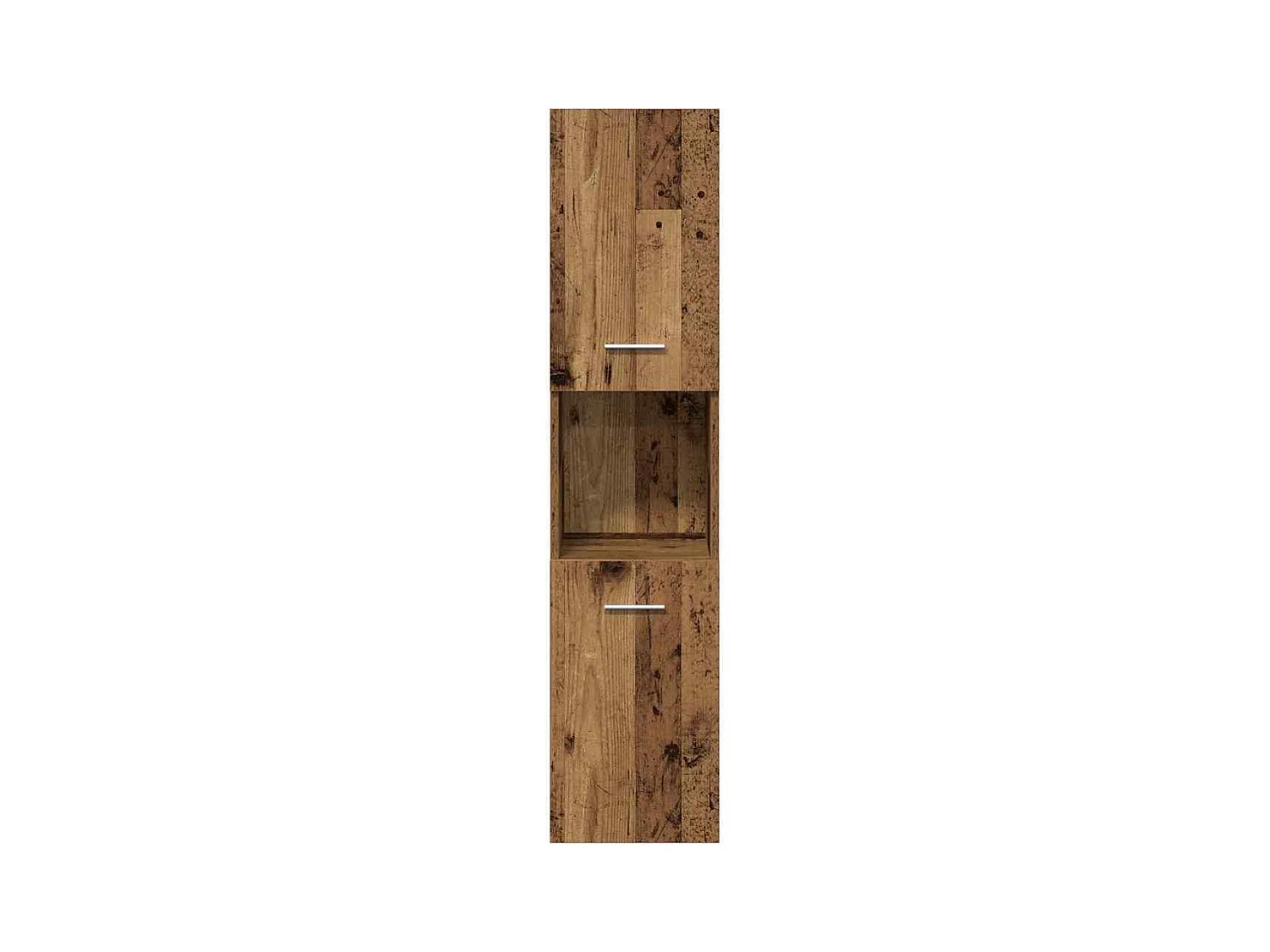 Set di mobili da bagno 4 pezzi in legno anticato
