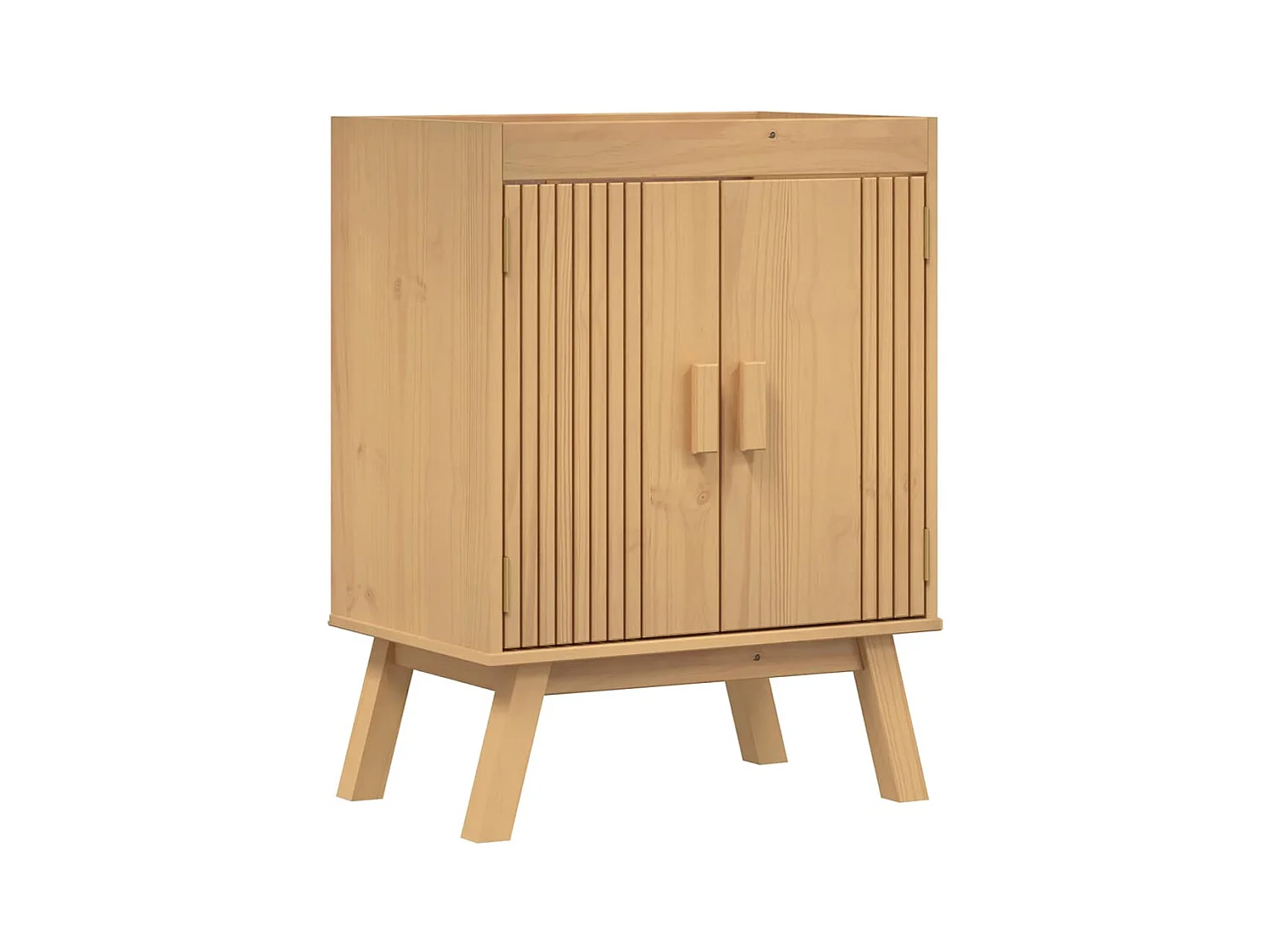 Ensemble de meubles de salle de bain avec tiroir 3 pcs Marron