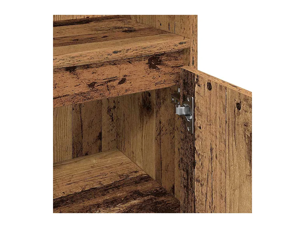 Ensemble de Meubles de Salle de Bain 3 pcs Bois Ancien